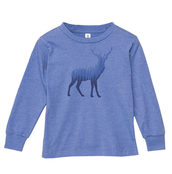 children's long sleeve t-shirt from cazakidz - twilight stag