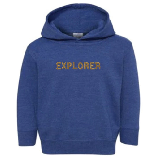 cazakids explorer hoodie sweatshirt for toddlers and children