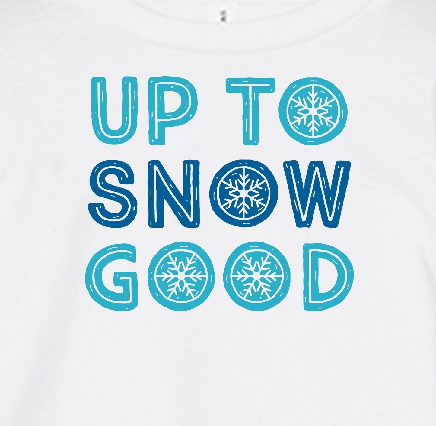 cazakidz up to snow good kids's t-shirt artwork