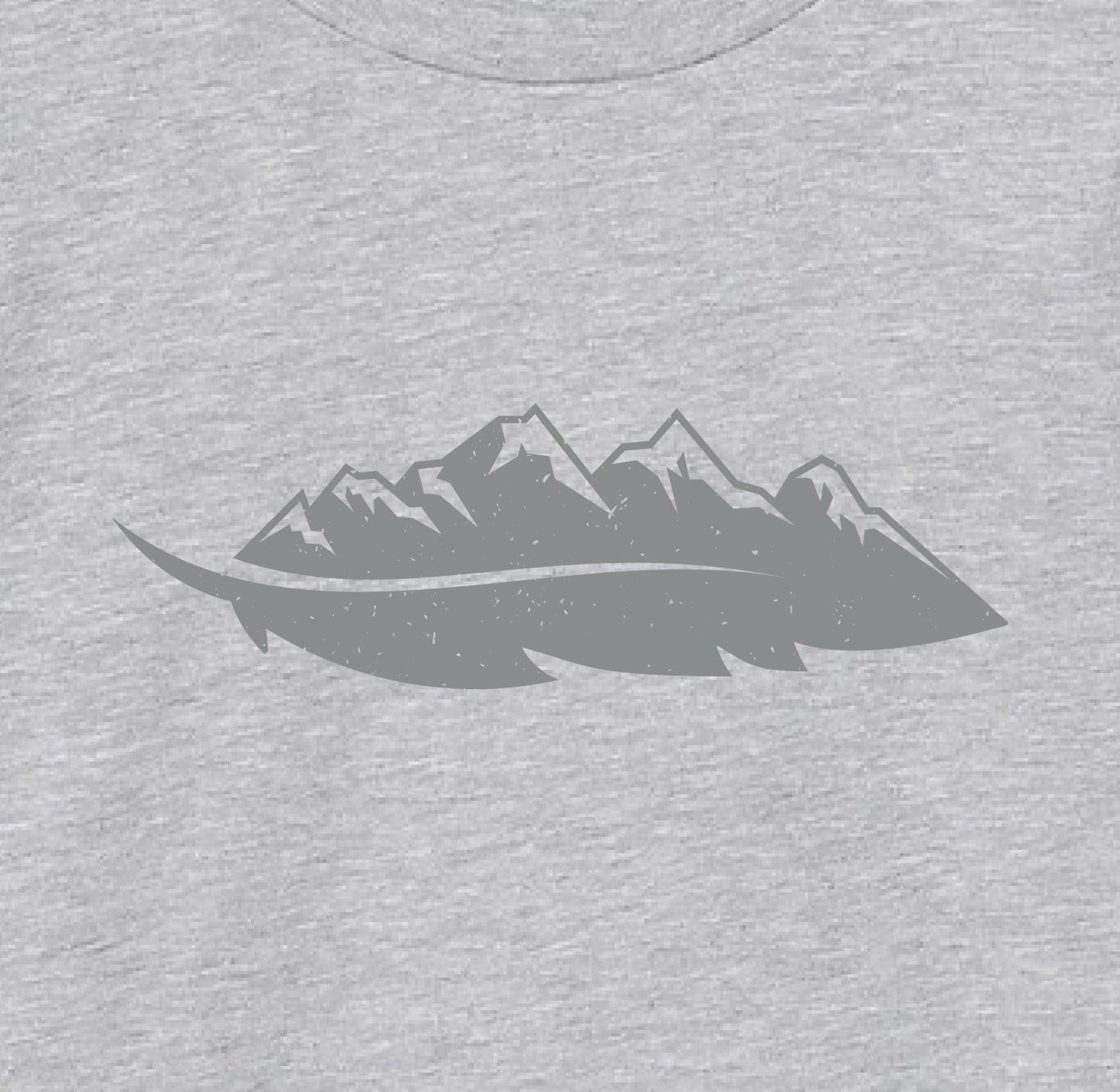 children's shirt from cazakidz - feather mountain t-shirt artwork