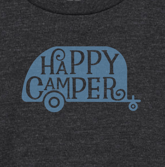 children's shirt from cazakidz - happy camper t-shirt artwork